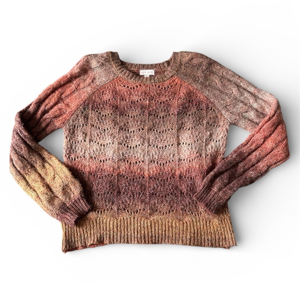 KNOX ROSE - Multicolor Knit Women's Sweater